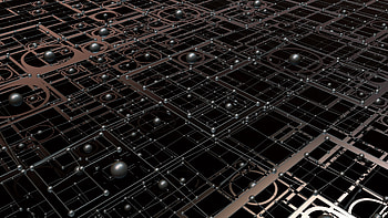 Structure, 3D, Lines, Confused, Intricate, Balls HD wallpaper