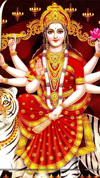 Durga Maa, mahagauri, devotional HD phone wallpaper