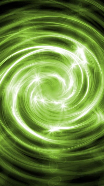 Shining, Green, Spiral HD phone wallpaper