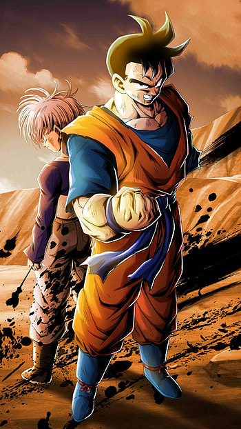 Anime character, Future Gohan, Less arms version HD phone wallpaper