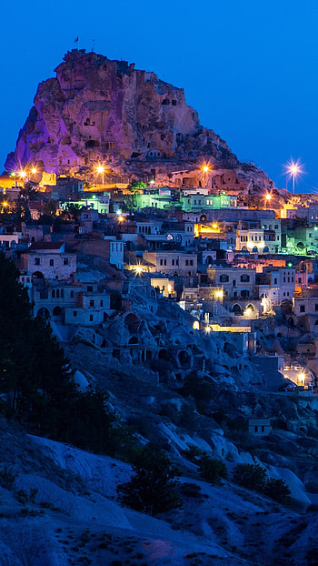 Pigeon Valley, Cappadocia HD phone wallpaper