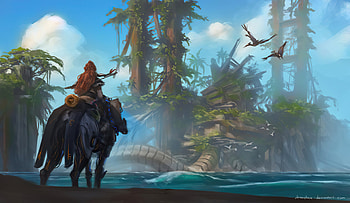 2020 Horizon Forbidden West, horizon-forbidden-west, games, 2020-games, ps5-games, ps-games, ps4-games, deviantart HD wallpaper