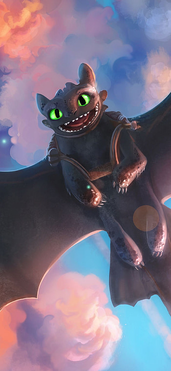 DreamWorks movies, Toothless Night Fury, Dragon HD phone wallpaper