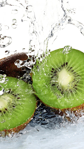 Water splash, Kiwi HD phone wallpaper