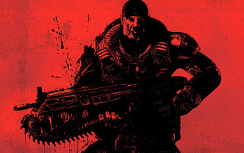 Gears of War , Intense gaming battles, Epic gaming backgrounds, Iconic characters HD wallpaper