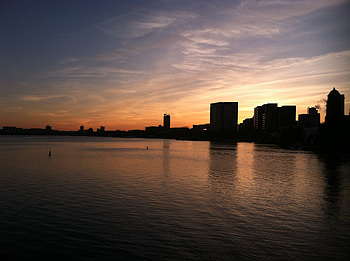 Boston Skyline, Travels, Boston skyline , Cityscape beauty HD wallpaper