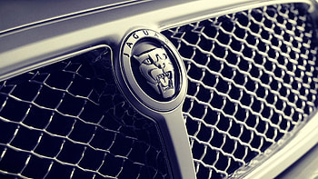 Radiator Grille, Jaguar Logo HD wallpaper