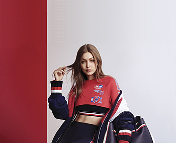 hoot, Gigi Hadid, beautiful, tommy hilfiger HD wallpaper