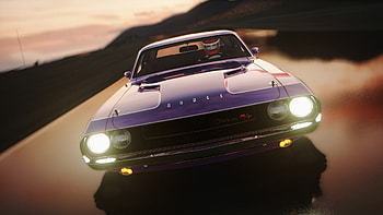 Assetto Corsa Dodge Challenger RT Willow Springs, video game, Willow Springs, Assetto Corsa HD wallpaper