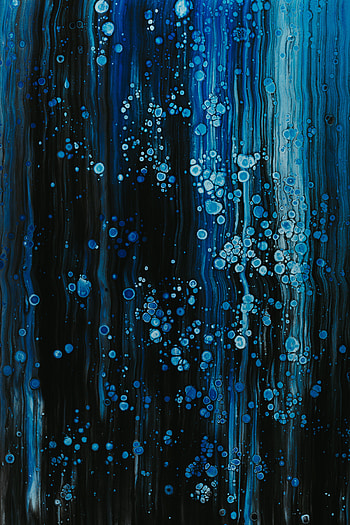 Abstract, Drops, Paint, Liquid, Stripes, Streaks, Fluid Art HD phone wallpaper