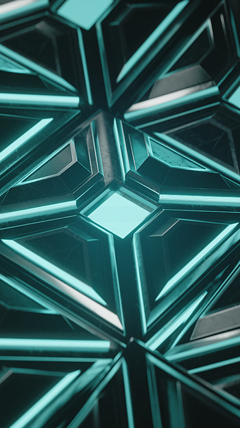 3D, Surface, Form, Relief, Glow, Metal, Metallic HD phone wallpaper