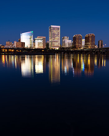 Cities, Water, City, Building, Reflection, Coast HD phone wallpaper