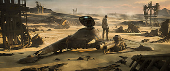 Quad — Desert Wreck: Sci‑Fi Scout Vehicle, Sci Fi, vehicle HD wallpaper