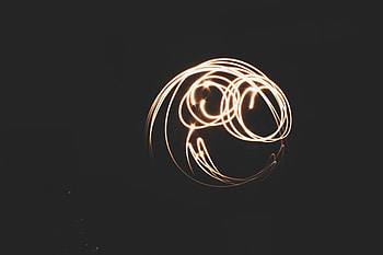 Dark, Smile, Glow, Effect HD wallpaper