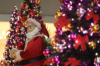 Holidays, Santa Claus, Fir-Trees, Christmas, Garland, Garlands HD wallpaper