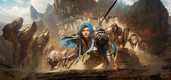 SAGA, fantasy, warrior, creature, fantasy warrior HD wallpaper