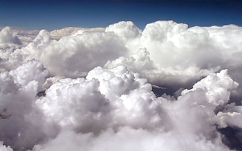 Nature, Clouds, Height, Volumetric, Voluminous HD wallpaper