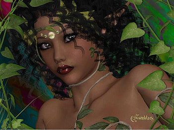 Fairy Elf, fairy, leaves, abstract, fantasy, elf HD wallpaper