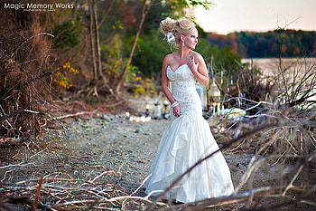 The missing bride, mountains, ocean, woman, beach HD wallpaper