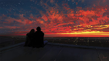 The Secret Place, couple, love, artstation, artist, artwork, digital-art HD wallpaper