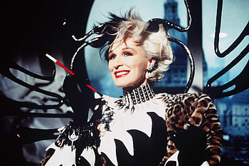 Cruella, Glenn Close, Costumes, 101 Dalmatians HD wallpaper
