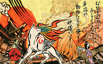 Japanese mythology, Fascinating folklore creatures, Mythical beasts, Captivating artwork HD wallpaper