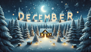Enchanting December Winter Wonderland, December, winter, snow, moonlight, cabin HD wallpaper