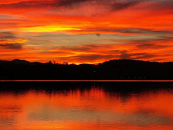 Starnberger-See-Sunset, see, starnberger, sky, nature, sunset HD wallpaper