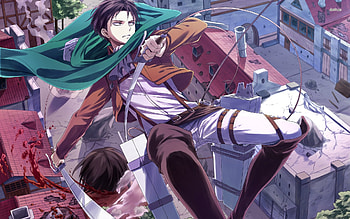Levi Ackerman, Fondos de pantalla, Anime character, Shingeki no Kyojin HD wallpaper