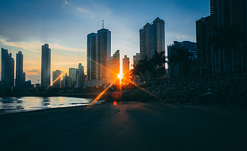 Panama city, buildings, sunlight HD wallpaper