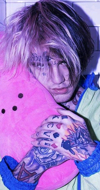 Lil peep, magenta, pink HD phone wallpaper