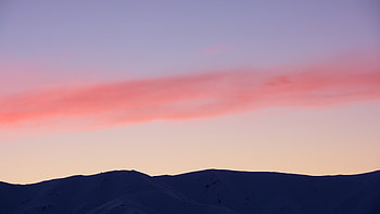 Pink Cloud Ribbon , nature, clouds HD wallpaper