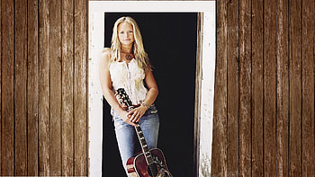 Barn Time, cowgirls, ranch, barn, blondes, guitar HD wallpaper