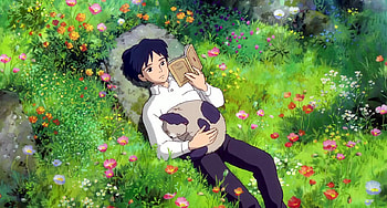 sho arietty, lonely boy, cartoon, ghibli, beautiful, arietty, aweosme, sho, scenery, anime HD wallpaper