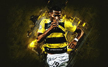 Gonzalo Plata, Ecuadorian national football team, Ecuadorian footballer, portrait, grunge art, football, Ecuador HD wallpaper
