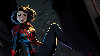 May Parker, gwen, gwen-stacy, artwork, artist, digital-art, superheroes HD wallpaper