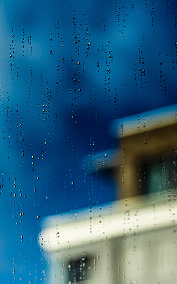 Drops, Transparent, Macro, Wet, Glass HD phone wallpaper
