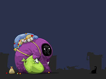 Art, , Drawing, Stroll, Bag, Bringing, Reduction, Sack HD wallpaper