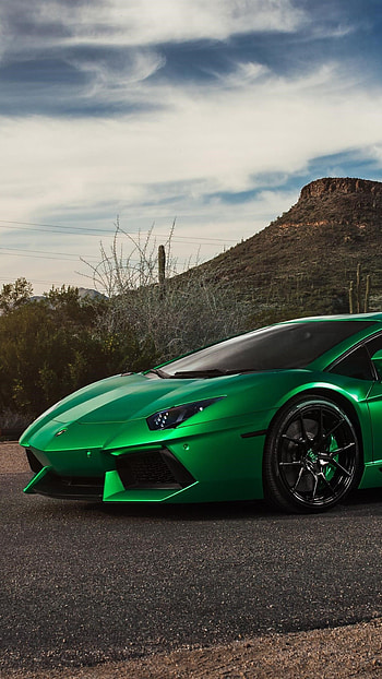 Lamborghini, Green Cool Lamborghini HD phone wallpaper