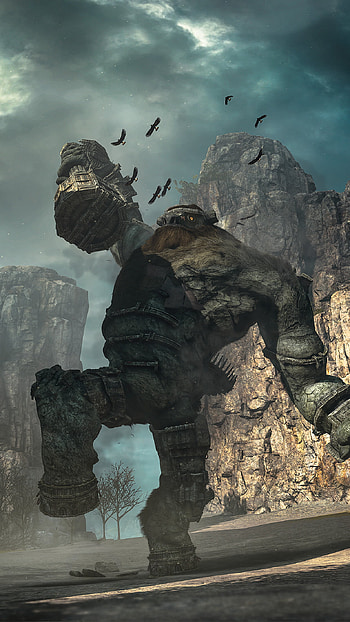 Shadow of the Colossus, Artistic , Gaming beauty, Ethereal visuals HD phone wallpaper