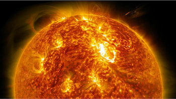 Sun's brilliance, Majestic appearance, Fiery radiance, Stunning landscapes HD wallpaper