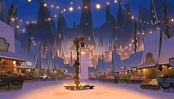 Klaus (2019), 3D projection environment, Illustrated concept art, Christmas layouts HD wallpaper