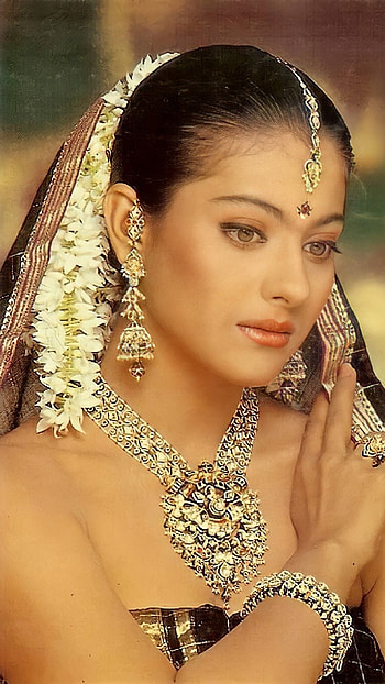 Kajol, bollywood actress, vintage HD phone wallpaper