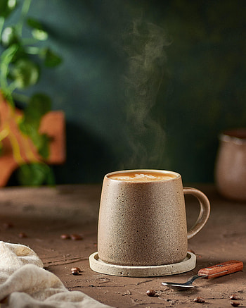 Food, Coffee, Cup, Cappuccino, Drink, Beverage, Steam, Mug HD phone wallpaper