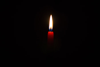 Flame, Minimalism, Dark Background, Candle, Wax HD wallpaper