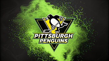 Pittsburgh Penguins — Neon Ice Emblem, Pittsburgh Penguins, hockey, NHL HD wallpaper