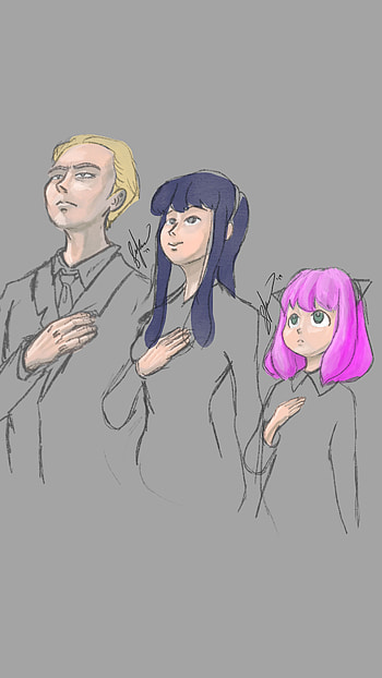 Spy X Family, Family Sketch HD phone wallpaper