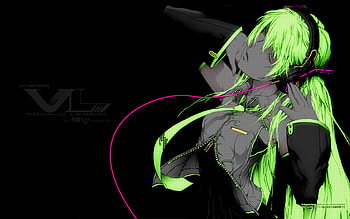 Hatsune Miku, awesome, uniform, artistic, nice, digital, cg, hatsune, outfit, art, twintail, girl, headset, singer, aqua, anime girl, anime, pretty, green, virtual, green eyes, black, song, heads, cute, vocaloid, beauty, miku, music, vocaloids, program, beautiful, alternative, diva, tie, pink, cool, green hair, idol, micro HD wallpaper