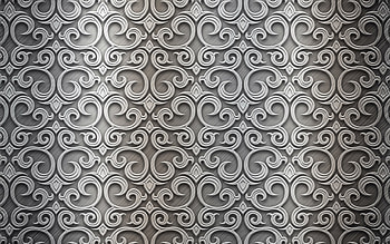 Texture, white, black, grey, metallic, bw HD wallpaper