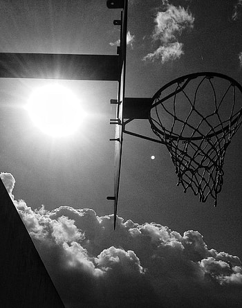 Monochrome, Streetball HD phone wallpaper